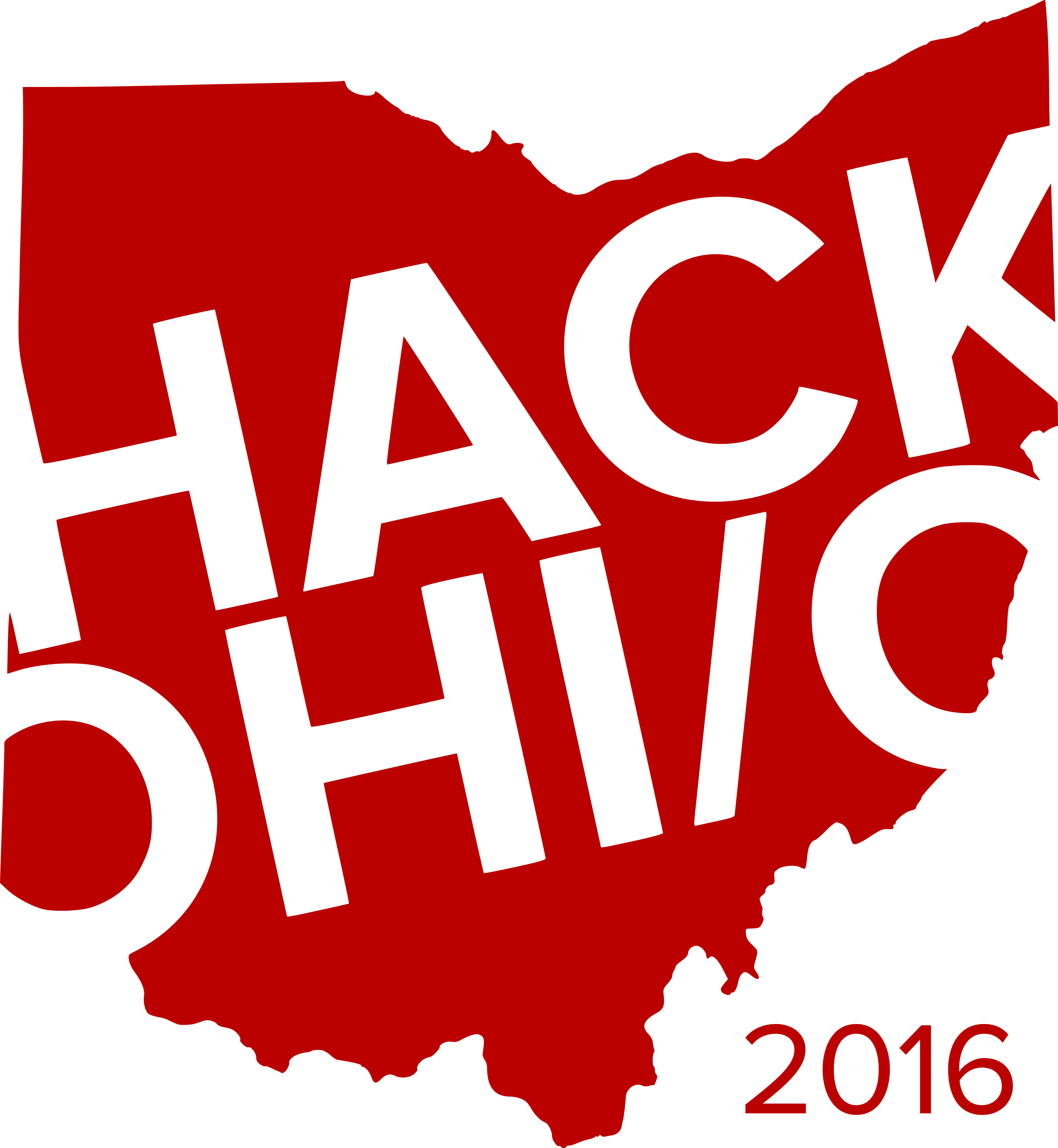 Hackohi/o Logo - Hack Ohio (4036x4378), Png Download