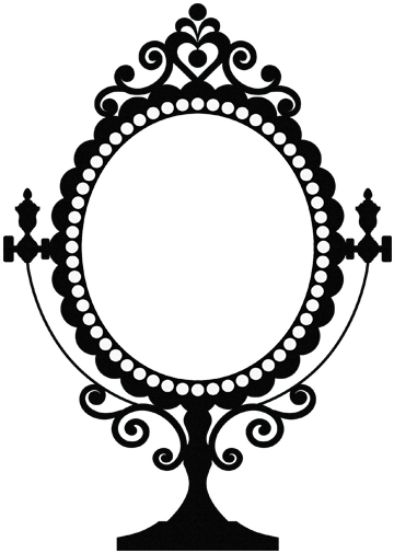 سكرابز زخارف اسلاميه بدون تحميل - Vintage Hand Mirror Clipart (375x520), Png Download