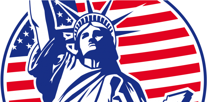 Inglés Nivel Pre-intermedio - Statue Of Liberty With Ar (702x336), Png Download