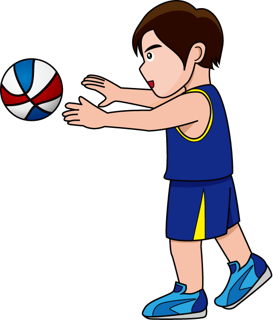 28 Collection Of Passing Basketball Clipart - Pass Clipart (539x633), Png Download
