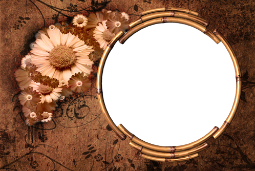 Photo Frame - Retro Flowers - Mystic Incense Rain Flower (498x334), Png Download