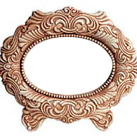 Share On Twitter - Gifs De Molduras Oval (450x450), Png Download