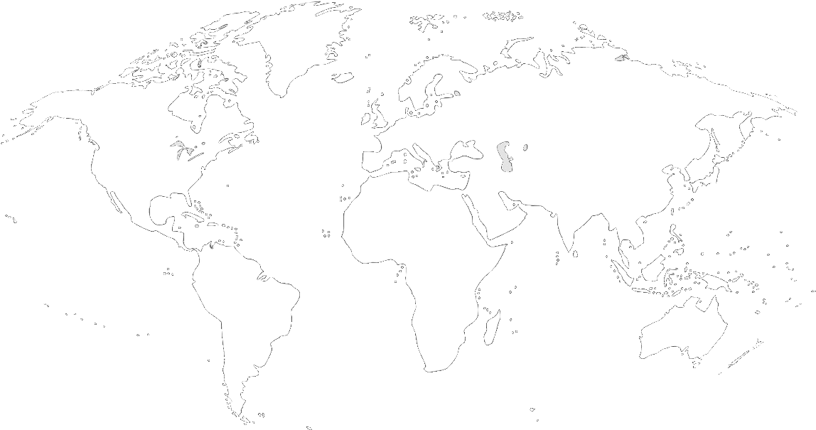 Viajero Solitario - World Map (1202x622), Png Download