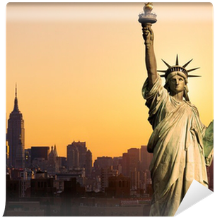 Fotomural Nueva York Estatua De La Libertad • Pixers® - Statue Of Liberty (400x400), Png Download