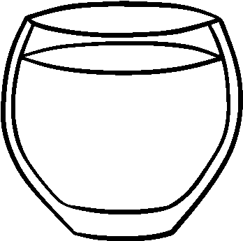 Desenho De Vaso De Agua Para Colorir - Wine Glass (600x470), Png Download