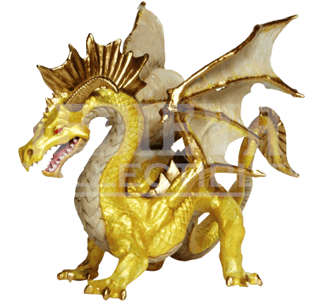 Item - Safari Limited Golden Dragon (454x454), Png Download