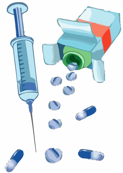 Administração De Medicamentos Desenho (500x700), Png Download