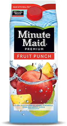 59 Fl Oz Carton - Minute Maid Juice Carton (270x450), Png Download