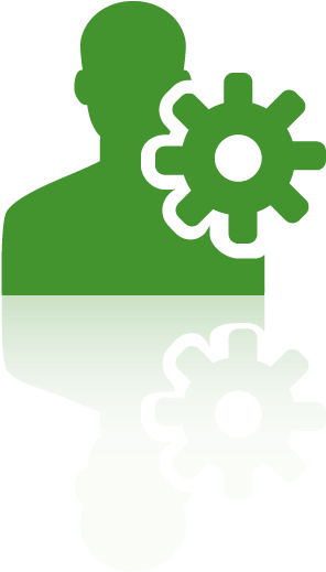 Gdm Icon Admin Client - Admin Icon Png Green (533x533), Png Download