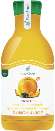 Fruit Punch Juice - Pureshot Food & Beverages Pvt. Ltd. (375x499), Png Download
