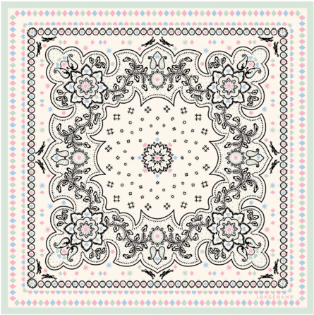 Carre De Soie 70x70 Longchamp Beige (500x500), Png Download