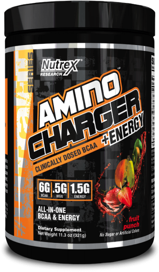 Amino Charger Energy Fruit Punch - Amino Charger Energy Nutrex (600x600), Png Download