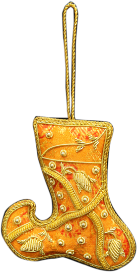 Art India - Christmas Stocking (380x570), Png Download