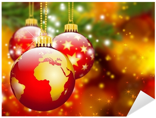 Vinilo Pixerstick Adornos Para Árboles De Navidad, - Christmas Day (400x400), Png Download