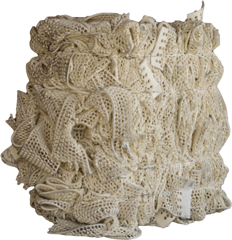 Natural White Industrial Felt Scrap Bale - Industry (1000x989), Png Download