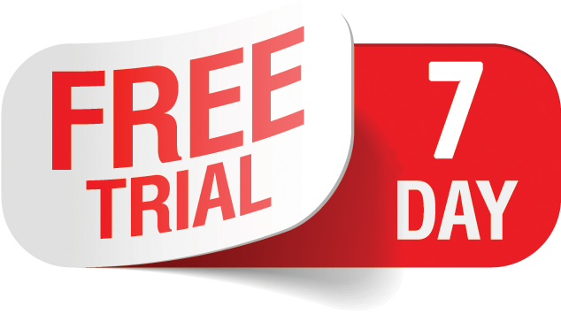 Free Trial Png - 7 Days Free Trial (657x374), Png Download