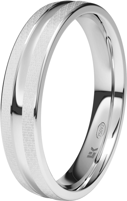 Alianzas De Boda Bicolor (1000x1000), Png Download