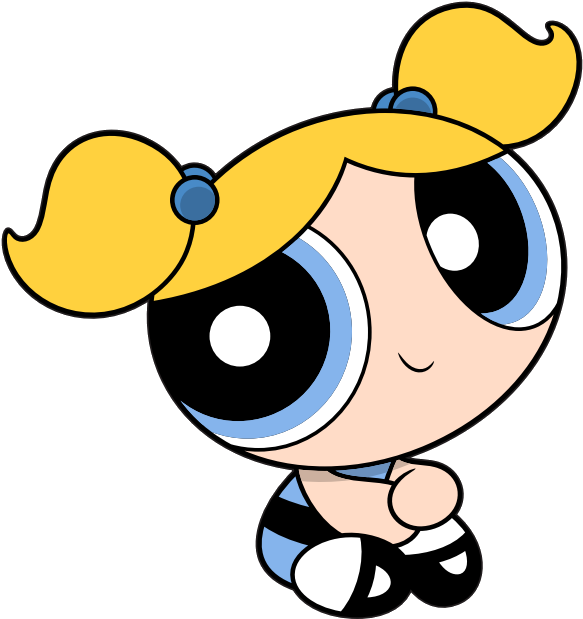 Bubbles Ppg - New Powerpuff Girls Mascot (704x675), Png Download