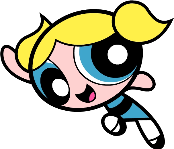 Super Poderosas Con Fondo Transparente, Descarga Imágenes - Bubbles Powerpuff Girls Png (697x522), Png Download