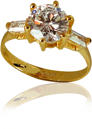 Anillo De Compromiso Canalito - Anillos De Compromiso Precios En Guatemala (400x440), Png Download
