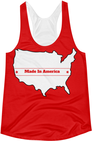 Made In America Women's Racerback - Social Recruiting (600x600), Png Download