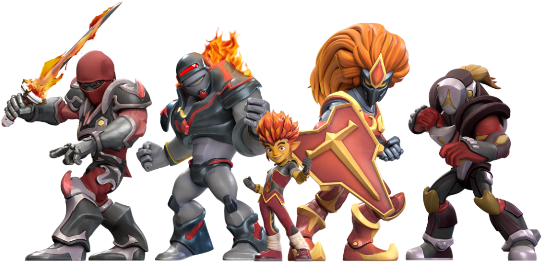 Gormiti Del Fuoco (1149x574), Png Download