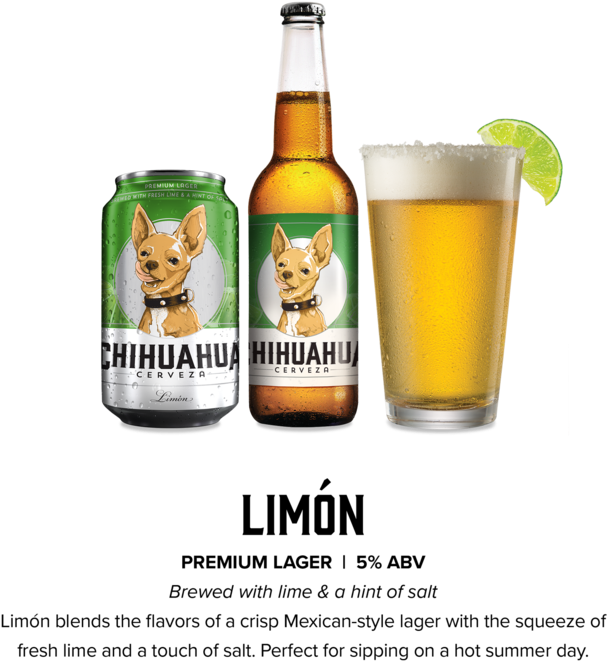 Carousel Limon - Chihuahua Beer (750x704), Png Download