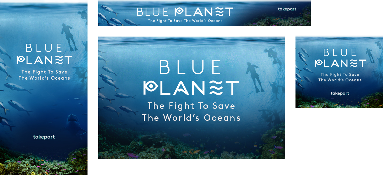 I Was Commissioned By Takepart To Lead The Creative - Blue Planet Ii Banner (1313x600), Png Download