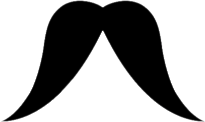 Bigode Em Png - Moustache (500x290), Png Download