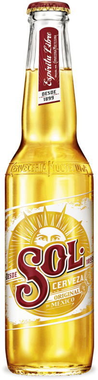 Sol - Sol Beer (285x800), Png Download