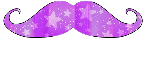 Bigode Roxo Png (500x362), Png Download
