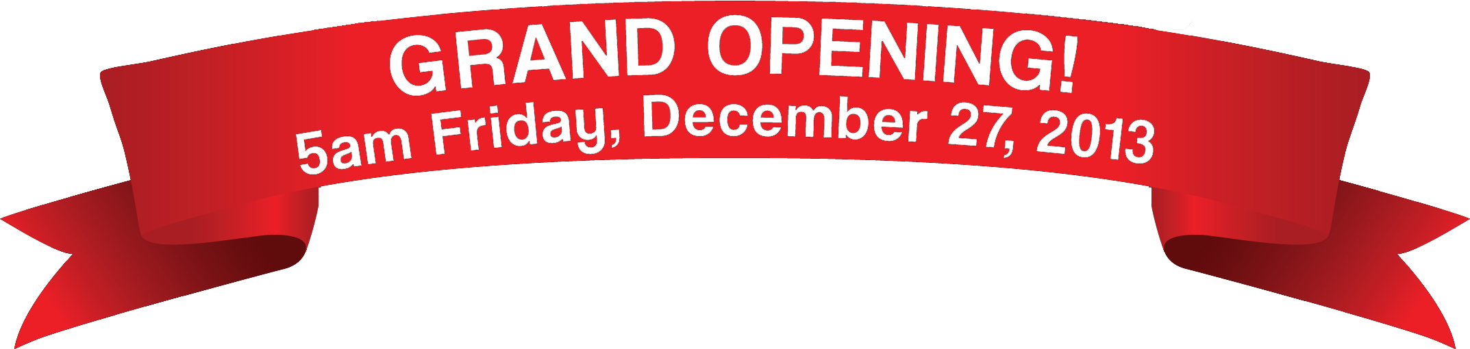 Grand Opening Ribbon - Keep Out Signs For Bedrooms (2146x510), Png Download