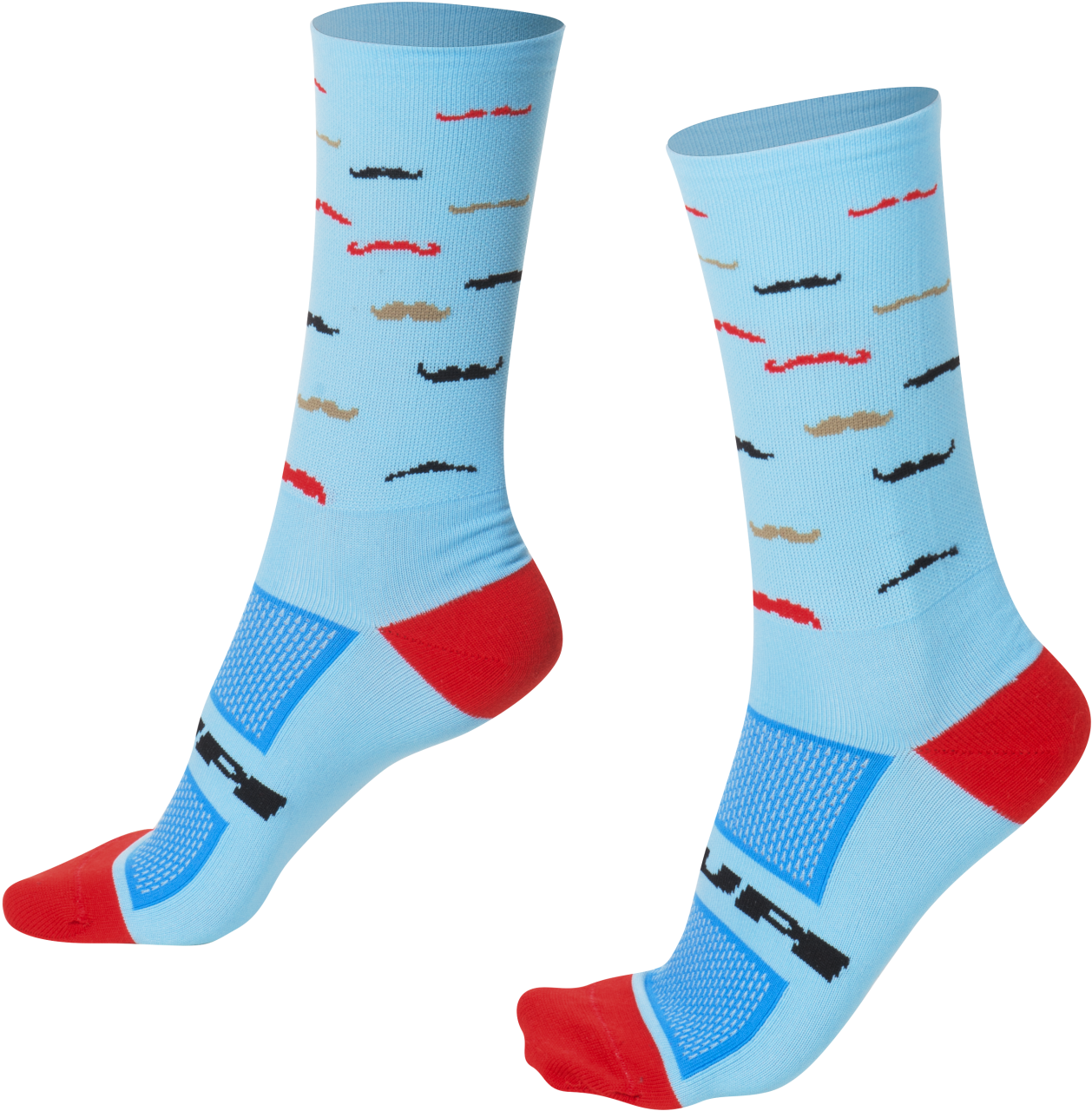 Meia Hupi Azul Bigode (1500x1500), Png Download