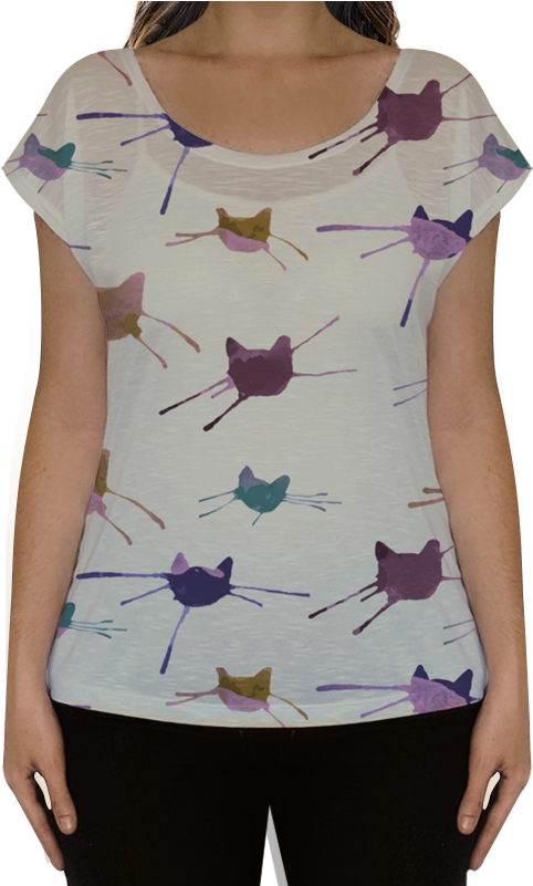 Camiseta Fullprint Mancha Bigode Color De Fabrícia - Camisas Com Estampa De Xilogravura (800x800), Png Download