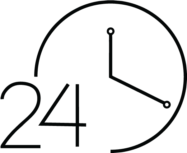 Open 24 Hours - Download (750x750), Png Download