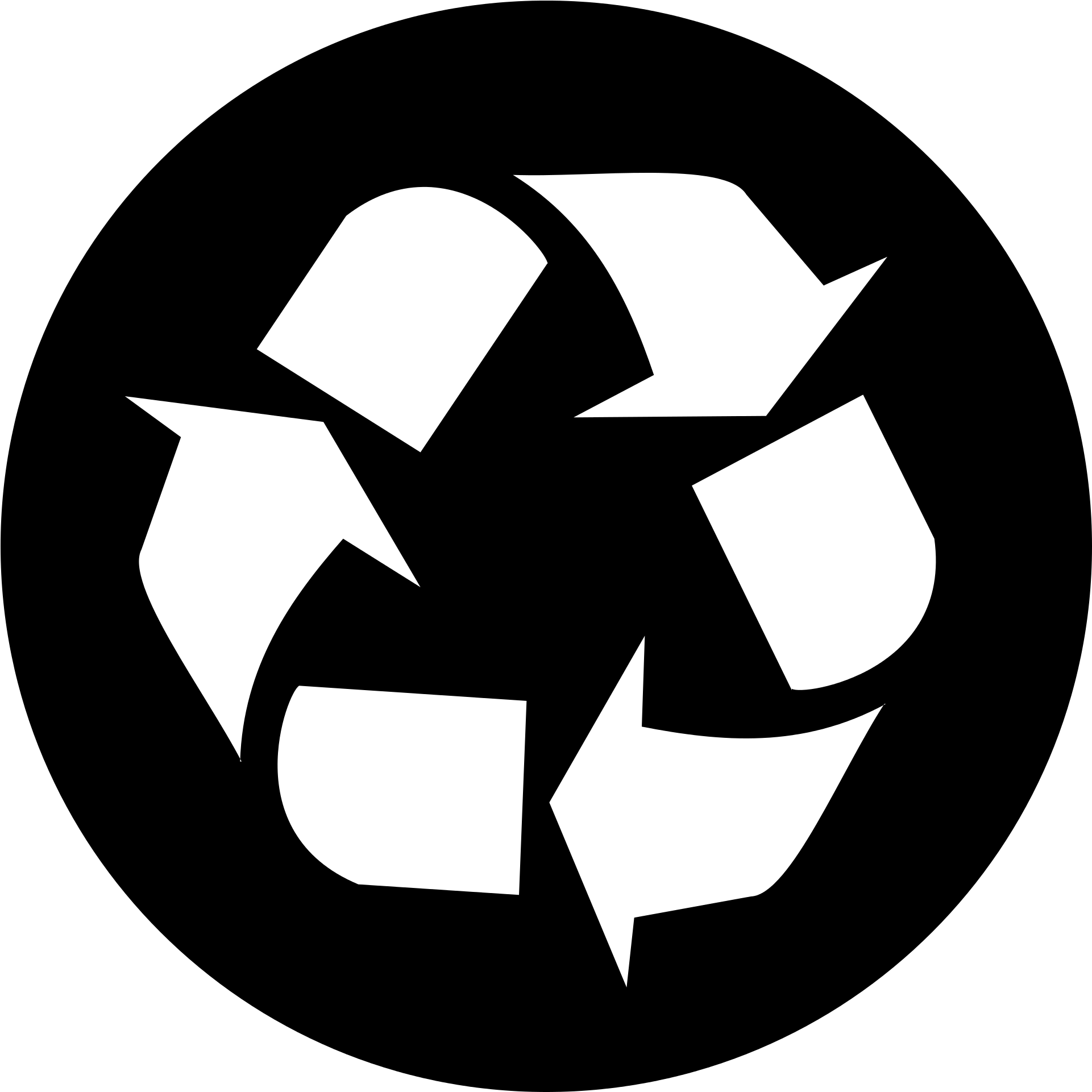 File - Simbolo Reciclar - Svg - Reciclaje Simbolo Png (1024x1024), Png Download