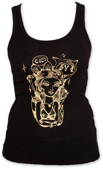 This Design Was Created Exclusively For El Buho Mezcal - Active Tank (453x587), Png Download