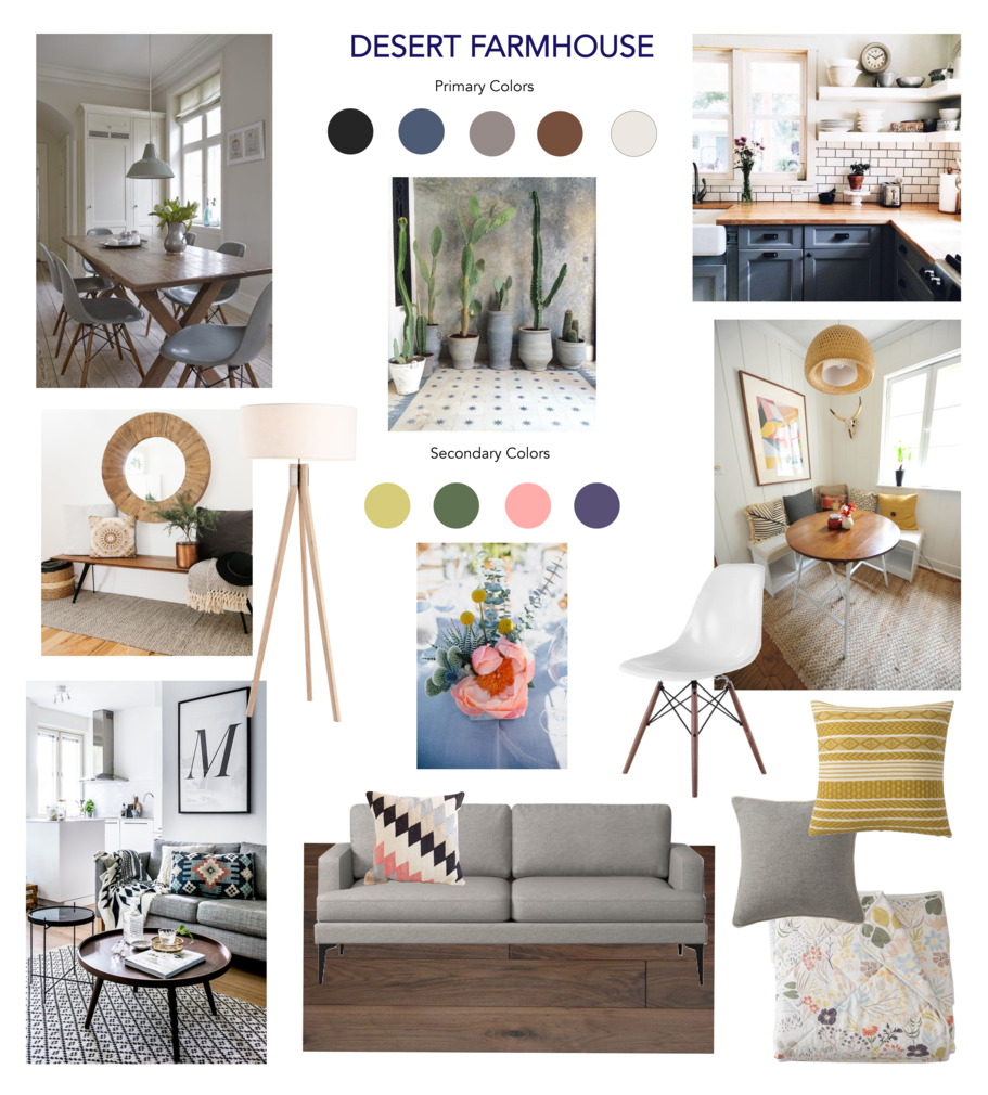 Mfipps Desert Moodboard 2-1 - Mood Board (1000x1094), Png Download