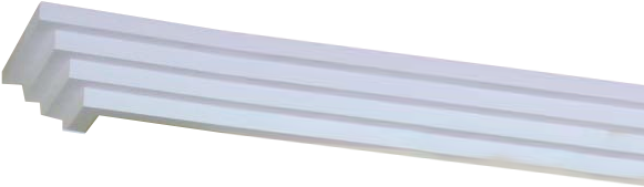 Molduras De De Unicel Cornisas Molduras Decorativas - Outdoor Bench (580x352), Png Download