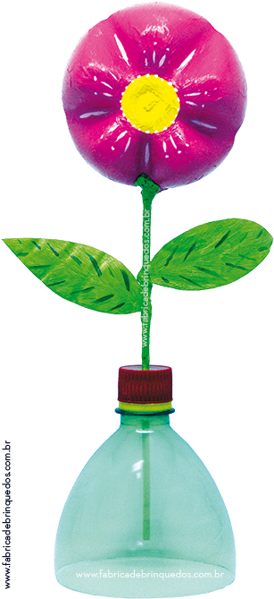 Flor E Vaso Manualidades Material Reciclado, Manualidades - Manualidades De La Primavera Con Reciclaje (320x682), Png Download