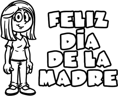 Mamifeliz Dia De La Madre - Feliz Dia De La Madre Dibujo (465x364), Png Download