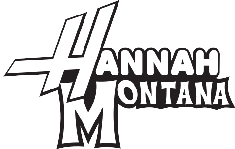 Hannah Montana Logo Black , Wikimedia Commons - Hannah Montana Logo Png (484x308), Png Download
