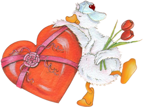 Tubes Ashford Ducks - Gifs St Valentin (500x383), Png Download