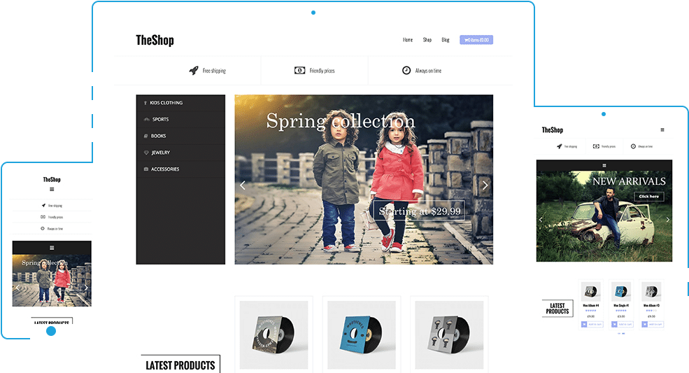 Theshop Includes A Custom Front Page, Fonts And Color - Sehr Frohe Weihnachten, Fotokarte, Rot Und Weiß Karte (999x575), Png Download