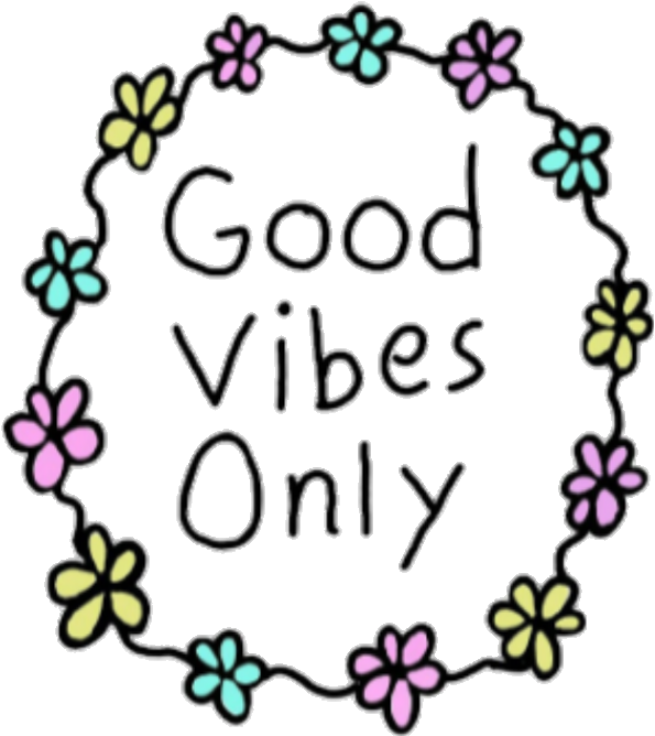 Reportar Abuso - Good Vibes Tumblr Png (720x1049), Png Download