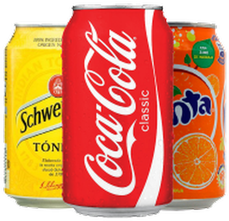 Refrescos - Coca Cola (350x348), Png Download