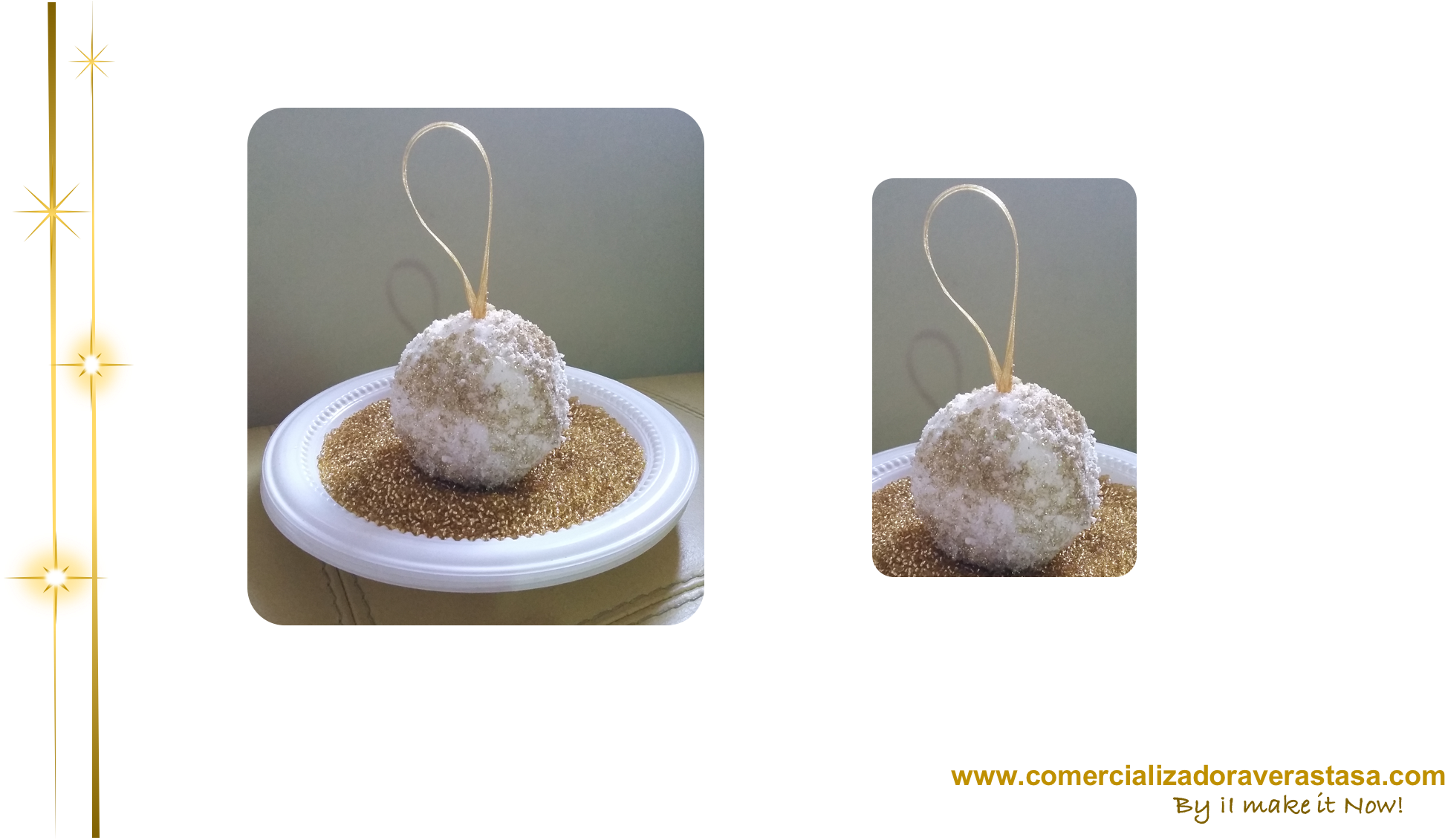 Bolas De Navidad, Hechas A Mano, Con Delicada Mostacilla, - Earrings (1969x1131), Png Download