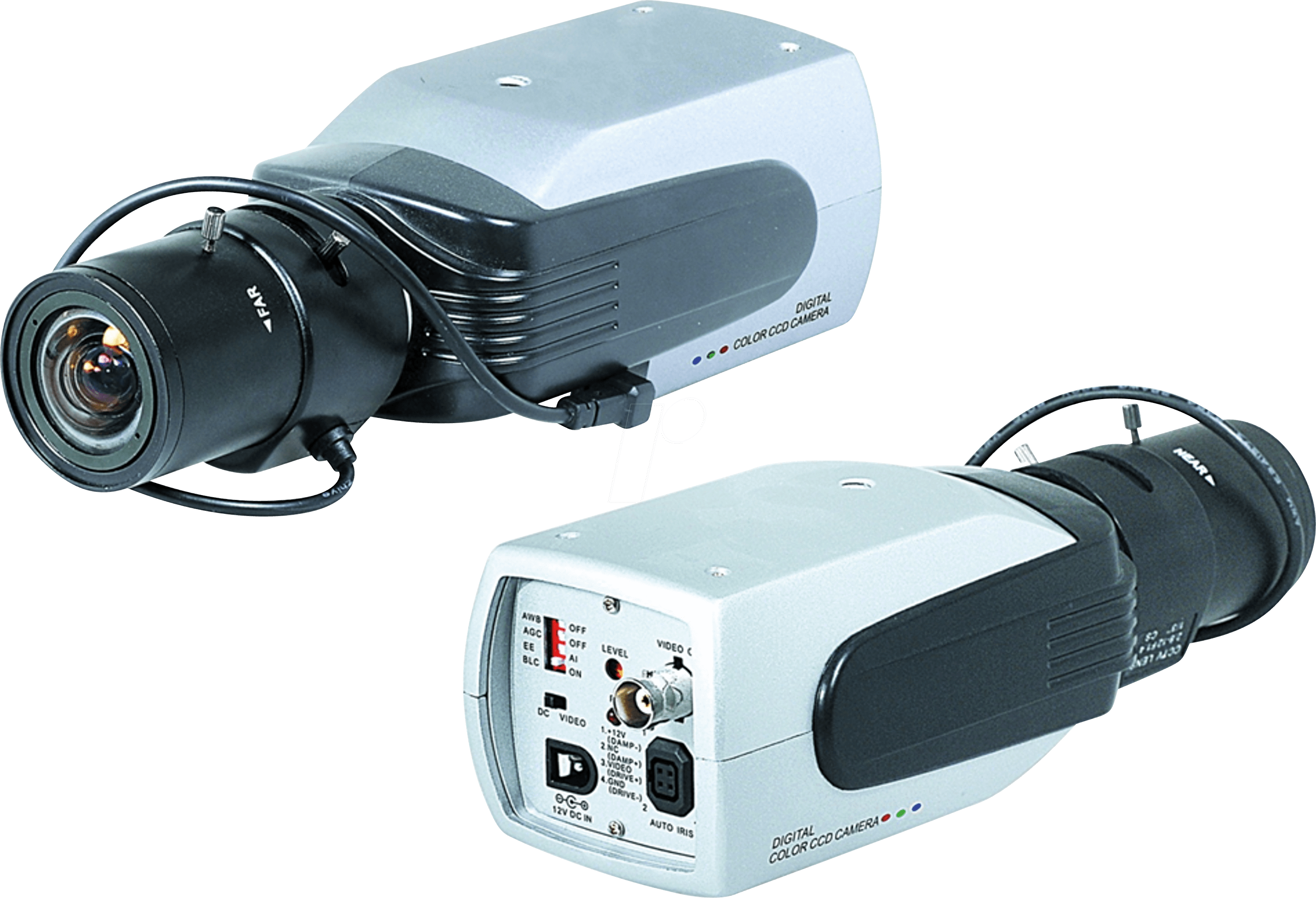 Colour Indoor Box Camera With 650 Tv Lines Frei - Überwachungskamera Video Ausgang (2999x2048), Png Download