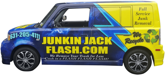 We Remove Your Trash For Less Cash In A - Junkin Jack Flash Inc (640x292), Png Download