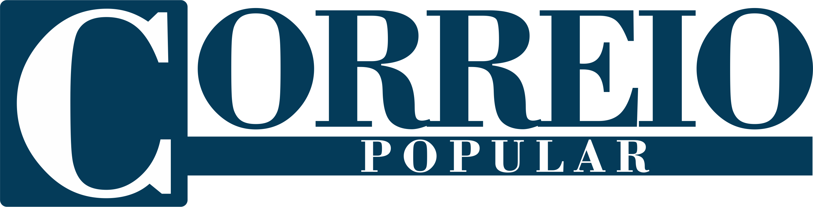 Correio Popular - Logo Jornal Correio Popular (2727x695), Png Download